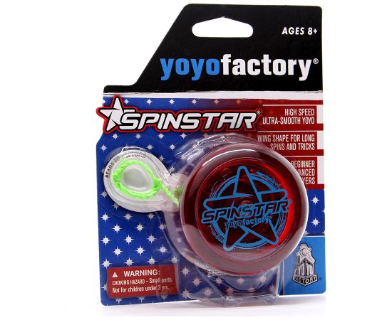 YoYoFactory YO-YO SPINSTRAR iesācējiem/ar iemaņām, sarkans - YO 444