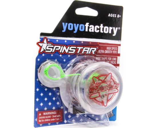 YoYoFactory YO-YO SPINSTRAR iesācējiem/ar iemaņām, tumsā spīd, sarkans - YO 618