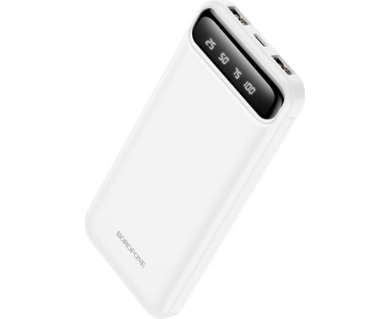 External battery Power Bank Borofone BJ14 Type-C microUSB 2*USB (2A)  10000mAh white