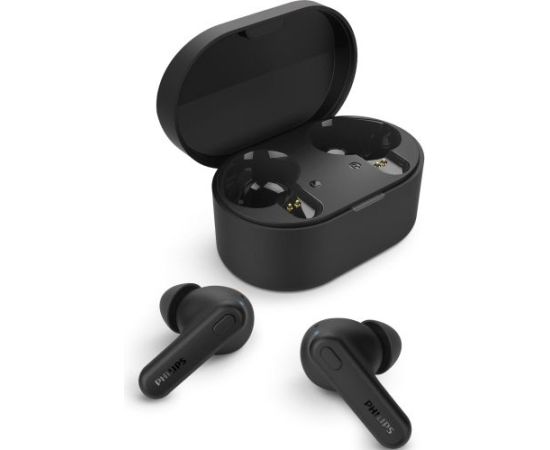 Philips TAT1108BK/00 Bluetooth bezvadu austiņas ar mikrofonu (IPX4) Austiņas