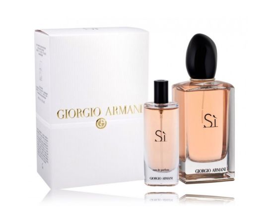 Giorgio Armani Si komplekts sievietēm (100 ml. EDP + 15 ml. EDP) Парфюмерные наборы