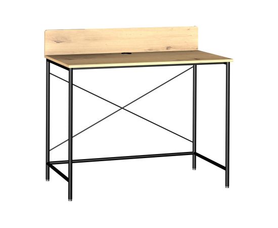 Desk HEDVIG 100x49,5xH102cm, ash/black