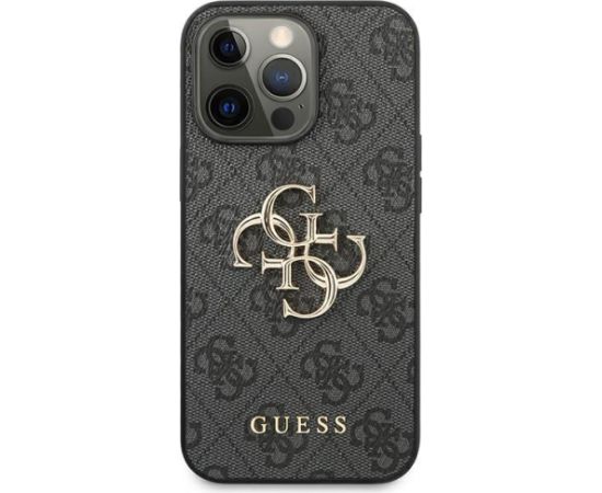 Guess GUHCP13X4GMGGR iPhone 13 Pro Max 6.7&quot; pelēks cietais maciņš 4G Big Metal Logo