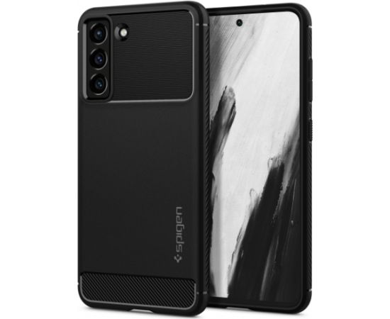 SPIGEN Rugged Armor ACS03049 silikona maks priekš Samsung Galaxy S21 FE - Matēts melns