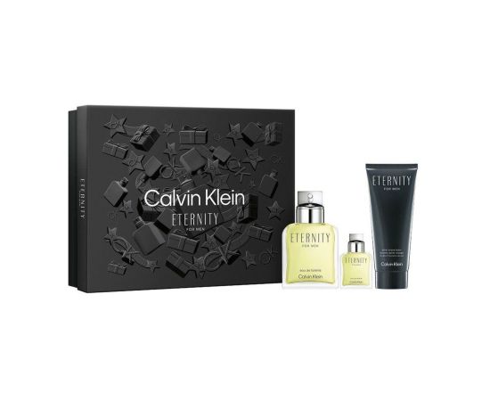Calvin Klein komplekts vīriešiem (ETERNITY MEN EDT/S 100ML+ASB 100ML + EDT/S 15ML)