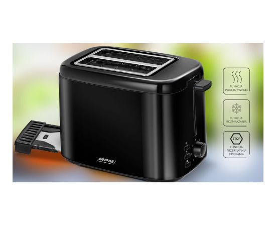 Toaster MPM MTO-07/c black