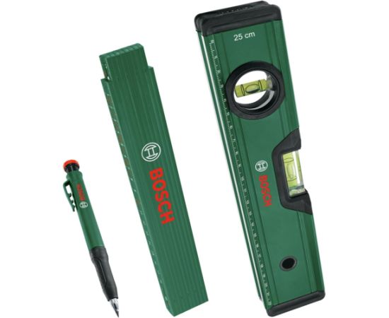 Instrumentu komplekts Bosch 1600A02W7S; 3 gab. Mehāniskie instrumenti