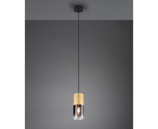 Gr.l.-ROBIN 28W E27 melna/misiņa Modernās lampas