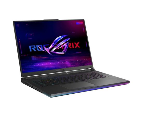 Notebook ASUS ROG Strix SCAR 18 G834JZR-N6006W CPU  Core i9 i9-14900HX 2200 MHz 18" 2560x1600 RAM 16GB DDR5 5600 MHz SSD 1TB GeForce RTX 4080 12GB ENG Windows 11 Home Black 3.1 kg 90NR0IN2-M00070 Portatīvie datori