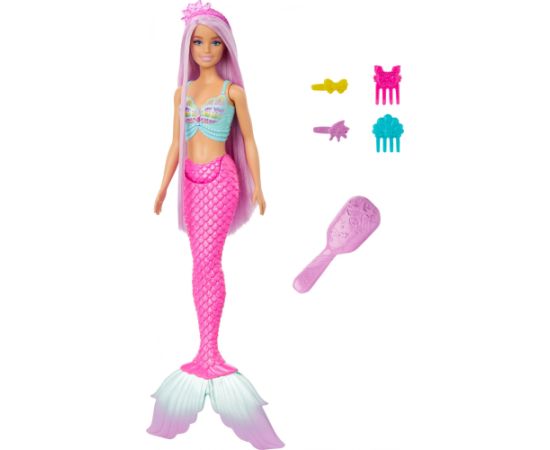 Lalka Barbie Mattel Syrenka Lalka Długie włosy HRR00