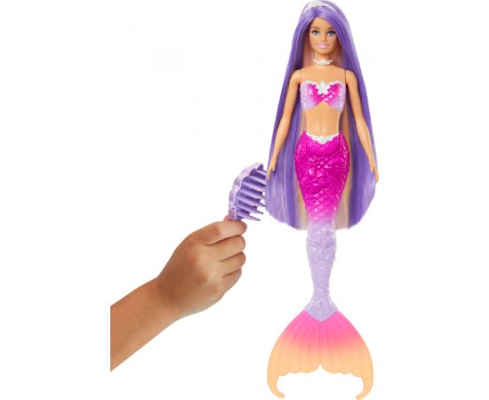 Lalka Barbie Mattel Malibu Syrenka Zmiana koloru HRP97