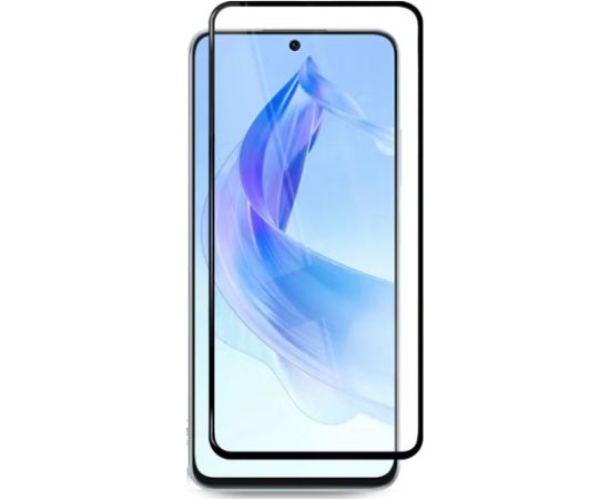Fusion 5D glass aizsargstikls pilnam ekrānam Honor 90 Lite 5G melns