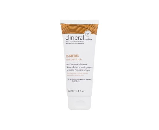 Ahava Clineral / D-Medic Foot Gel-Scrub 100ml Ķermeņa kosmētika