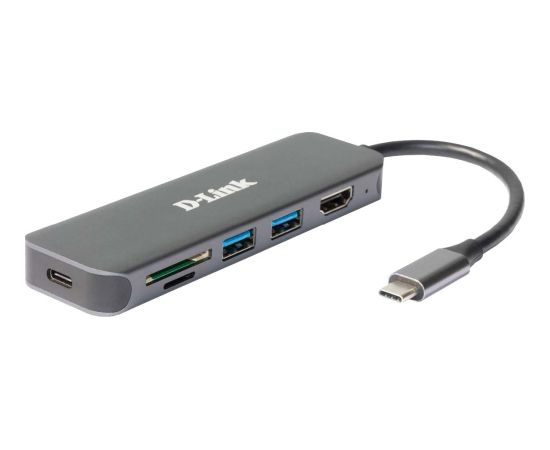 D-Link DUB-2327  6-in-1 USB-C Hub mit HDMI/USB-PD/SD-Reader retail