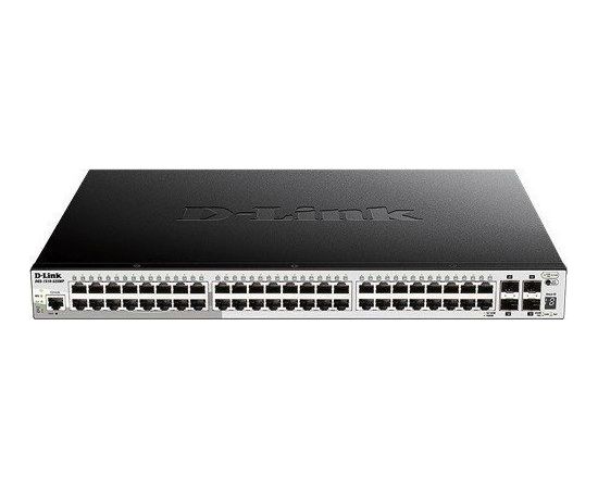 Switch D-Link DGS-1510-52XMP 52-Port Gigabit Stackable PoE Smart Managed Switch including 4 10G SFP+, 370W PoE budget