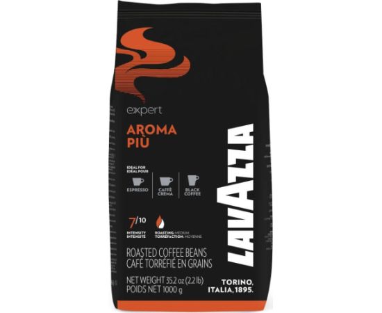 Kafijas pupiņas Lavazza Expert Plus Aroma Piu 1 kg Kafijas kapsulas, kafija