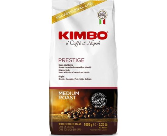 Kafijas pupiņas Kimbo Espresso Bar Prestige 1 kg