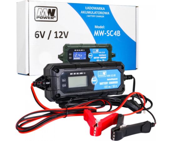 RoGer MW-SC4B Зарядное устройство для аккумулятора 6V / 12V