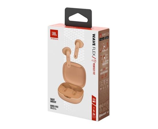 JBL Wave Flex TWS Bluetooth Wireless In-Ear Earbuds Beige EU