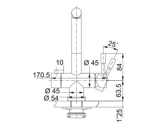 Franke Atlas Clear Water ar integrētu filtru
