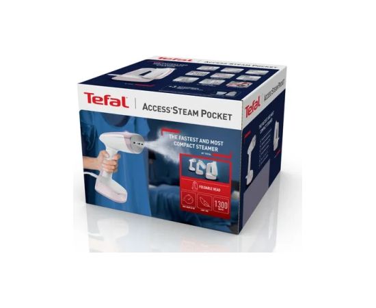 TEFAL DT3050 Access Steam Pocket Altitude rokas tvaika gludināšanas ierīce, 1300W, rozā