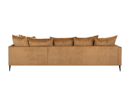 Corner sofa LARTES right corner, brown