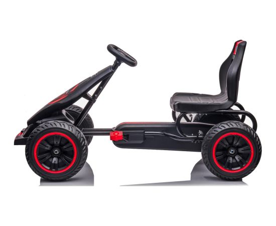 GOKART AUTO NA PEDAŁY ENERO 18 CZARNO CZERWONY