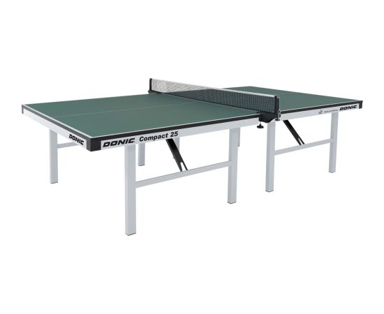 Tennis table indoor 25mm DONIC Compact 25 ITTF Green