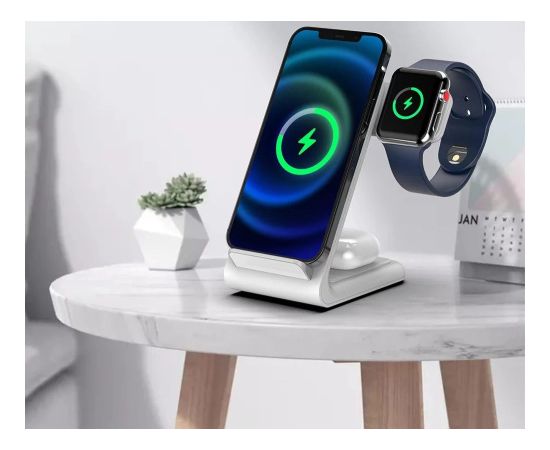 Tech-Protect wireless charger QI15W A20 3in1, white