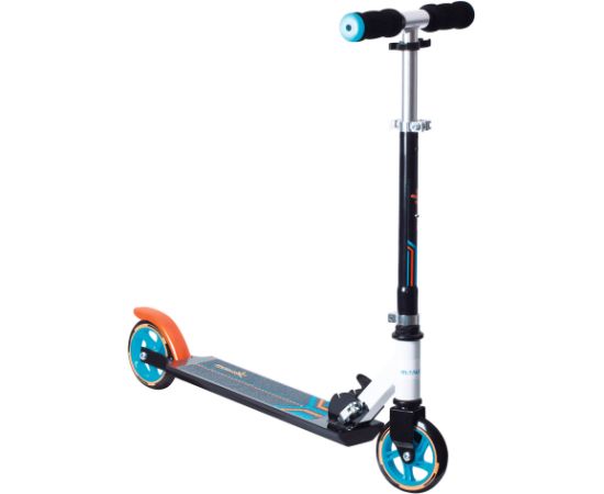Muuwmi Aluminium Scooter skrejritenis 125 mm, melns/balts - AU 521 Самокаты и скейтборды