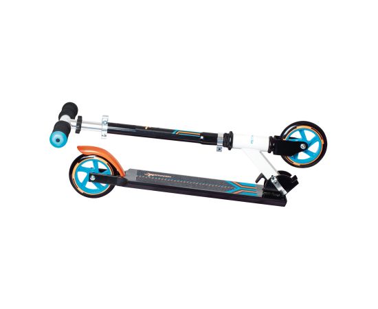 Muuwmi Aluminium Scooter skrejritenis 125 mm, melns/balts - AU 521 Самокаты и скейтборды