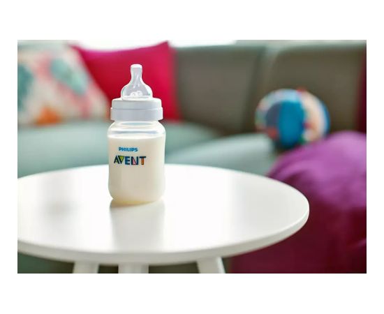 Philips Avent Pretkoliku barošanas pudelīte 260 ml, lēnas plūsmas knupītis, 1m+ - SCY103/01