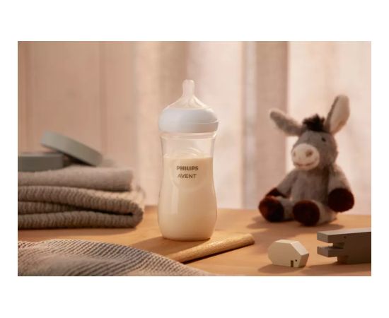 Philips Avent Natural Response barošanas pudelīte 330 ml, vidējas plūsmas knupītis, 3m+ - SCY906/01