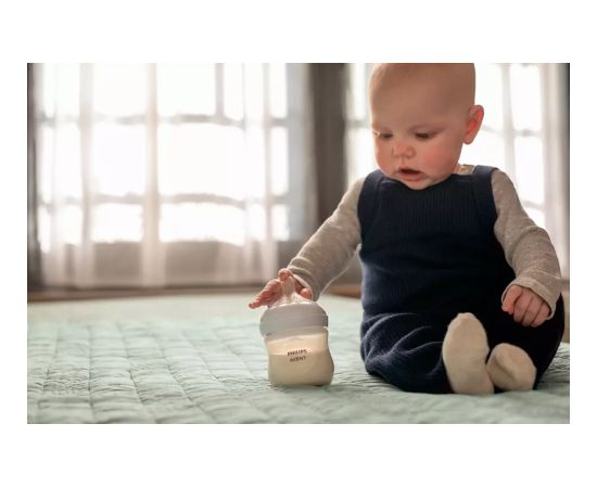 Philips Avent Natural Response barošanas pudelīte 125 ml, jaundzimušā knupītis, 0m+ - SCY900/01