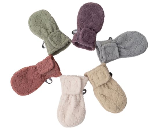 Lodger Mittens Folklore Fleece bērnu  cimdiņi, Mauve, 12-24m - MTF 330_12-24