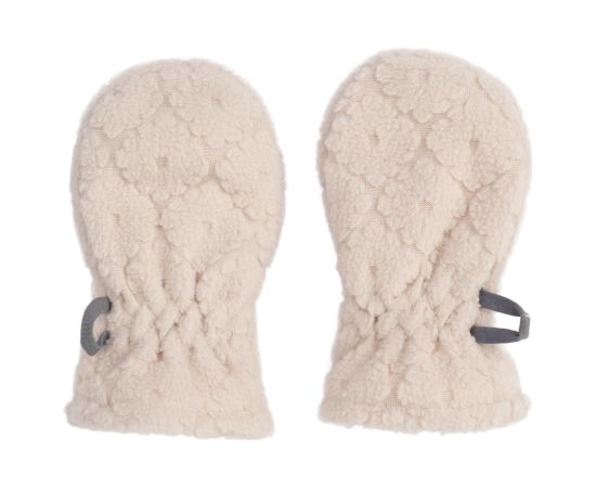 Lodger Mittens Folklore Fleece bērnu  cimdiņi, Birch, 0-12m - MTF 599_0-12