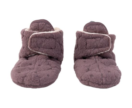 Lodger Slipper Folklore Fleece čībiņas, Mauve, 6-12m - SL 330_6-12