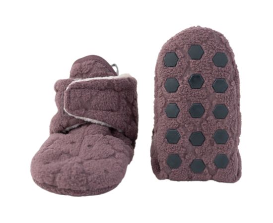 Lodger Slipper Folklore Fleece čībiņas, Mauve, 6-12m - SL 330_6-12