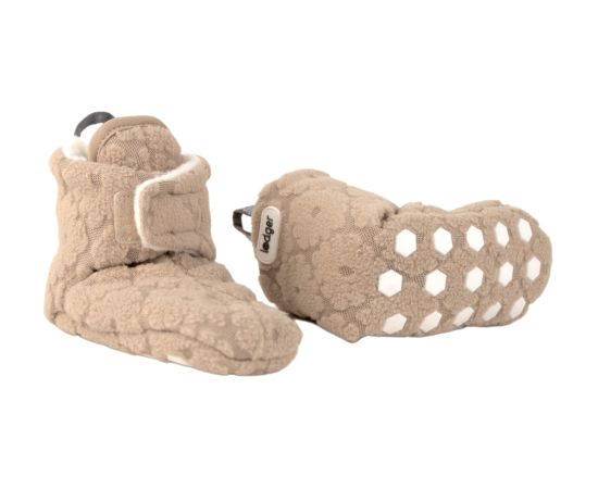 Lodger Slipper Folklore Fleece čībiņas, Beige, 6-12m - SL 630_6-12