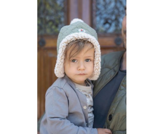 Lodger Hatter Folklore Fleece cepure, Elm, 6-12m - HT 632_6-12