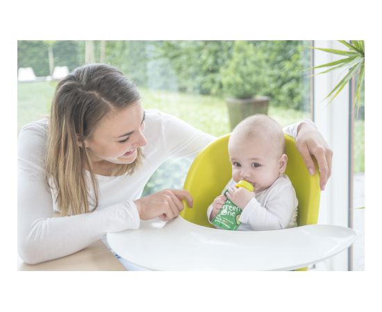 Kidsme Food Pouch adapteris mazuļa ēdināšanai no biezenīšu stāvpakām 2 gab,Sky&Lime - 160490 LIS