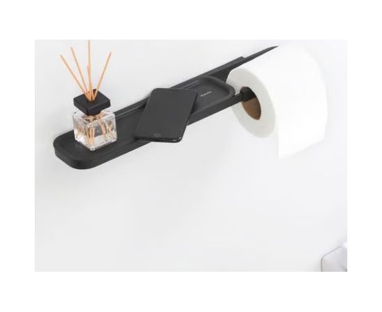 (S) BRABANTIA Mindset tualetes papīra turētājs ar plauktu - 303128 Aksesuāri vannas istabām