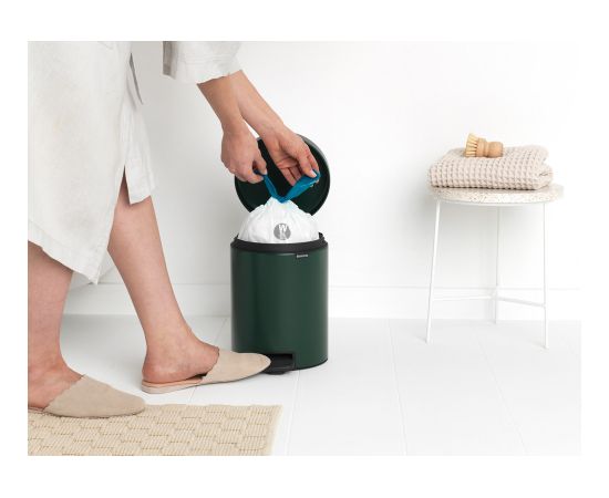 BRABANTIA atkritumu tvertne ar pedāli NewIcon, 5 l, Pine Green - 304026