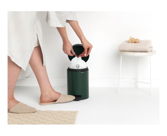 BRABANTIA atkritumu tvertne ar pedāli NewIcon, 3 l, Pine Green - 304002