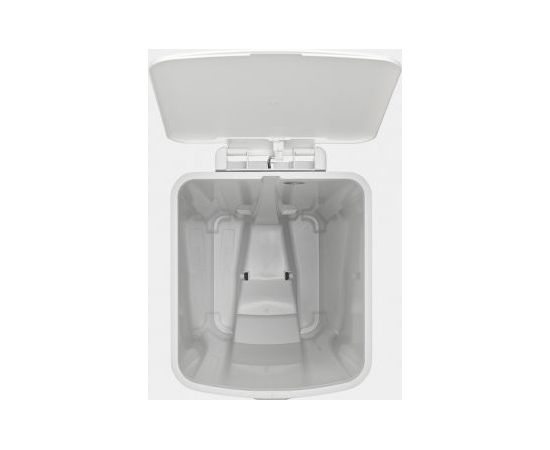 BRABANTIA atkritumu tvertne StepUp ar pedāli, 40l, Light Grey - 800009