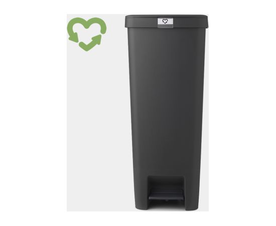 BRABANTIA atkritumu tvertne StepUp ar pedāli, 40l, dark grey - 800023