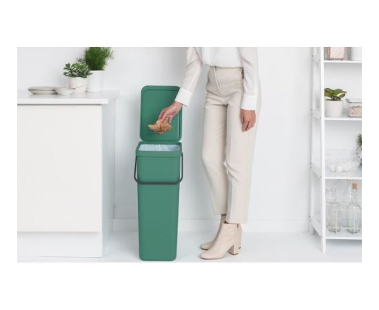 BRABANTIA atkritumu tvertne Sort&Go, 40 l, Green - 251023