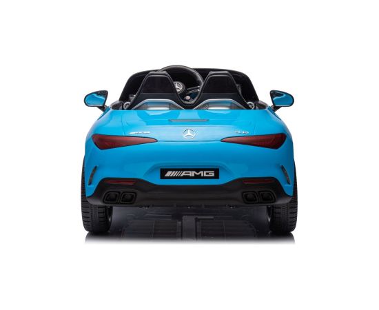 elektromobilis mercedes amg sl63, zils