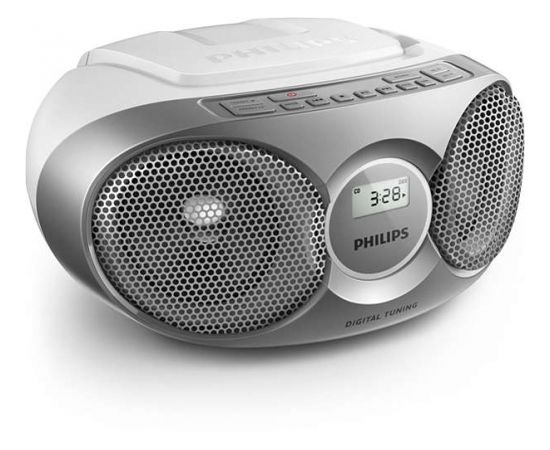 PHILIPS AZ215S/12 CD magnetola (sudraba)