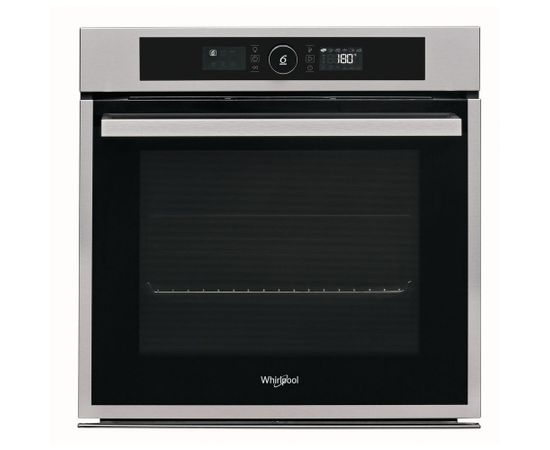 WHIRLPOOL OAKZ97961SPIX cepeškrāsns, 6th sense, 73L, pirolīze, A+, ner. tēr